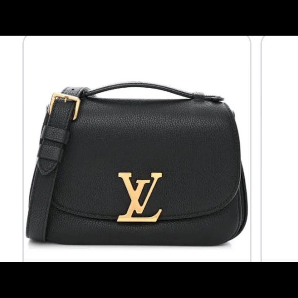 Louis Vuitton Black and Gold Crossbody Bag